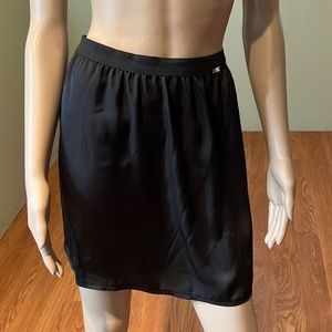 La Haine Black Polyester Slip Made In Italy Size L